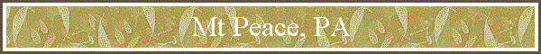 Mt Peace, PA