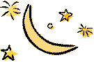moon and stars