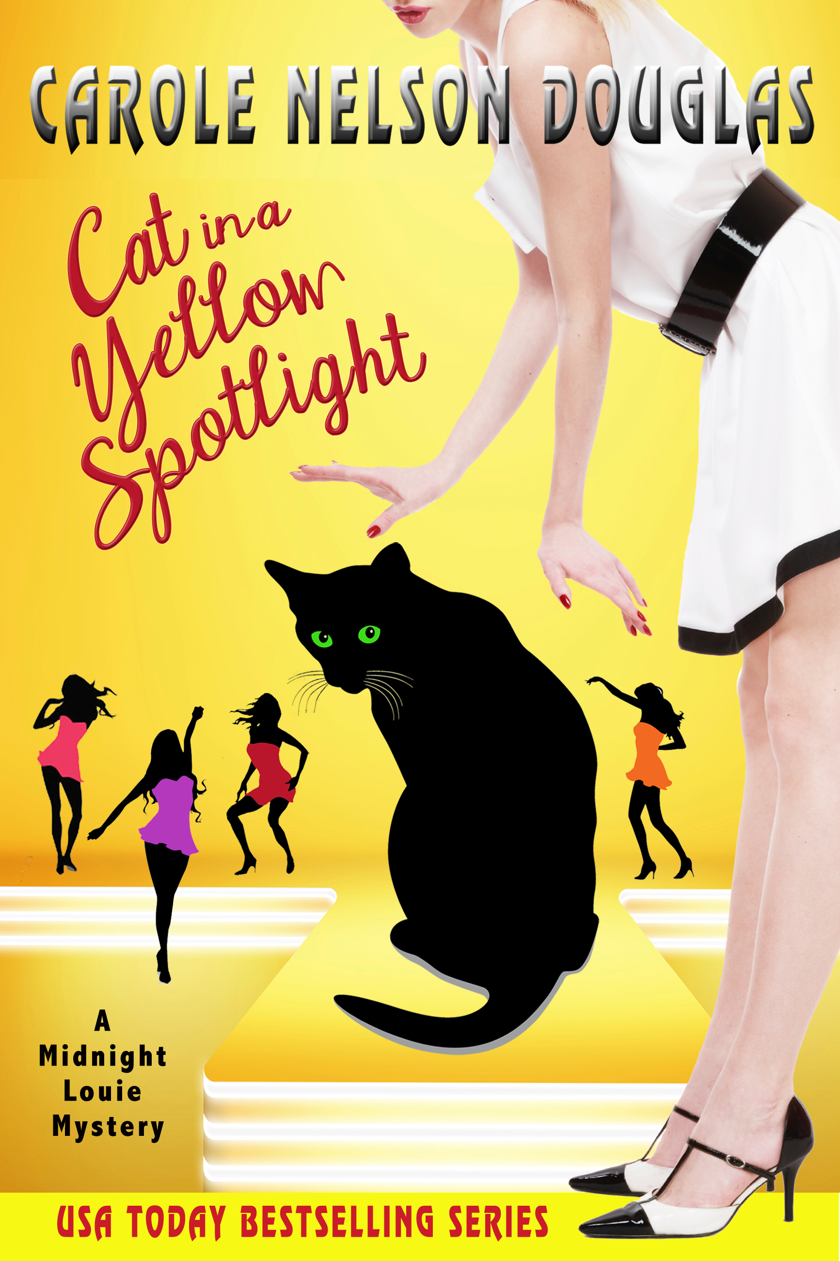 Cat in a Yellow Spotlight