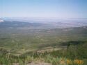 looking back on the way to Grand Mesa