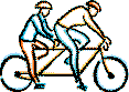 tandem bicycle