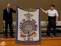 IBEW Local 46 Anniversary Tapestry