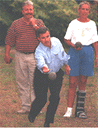 Bocce with Governor Celluci