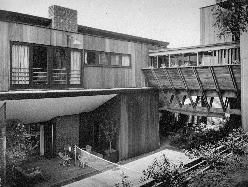 Maynard Parker couryard from above