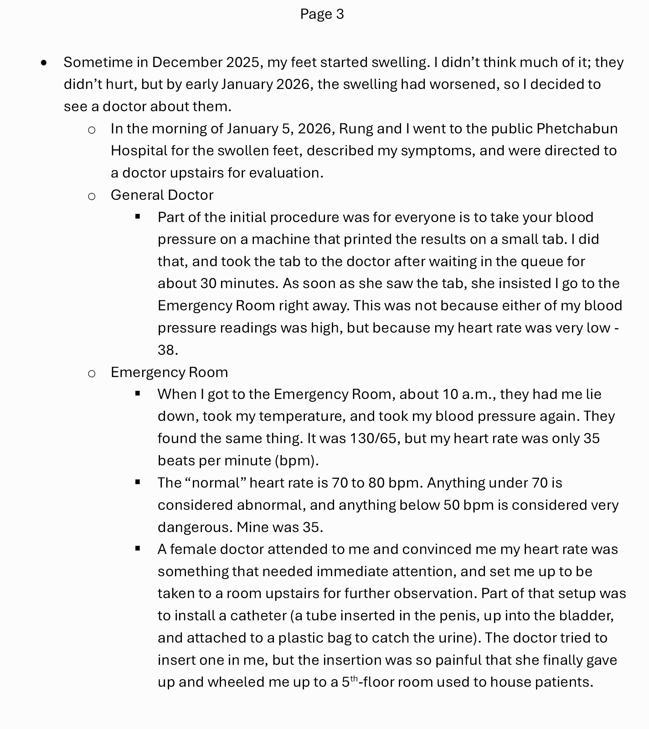 Health Report Page 3