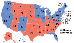 Electoral College 2012 Votes