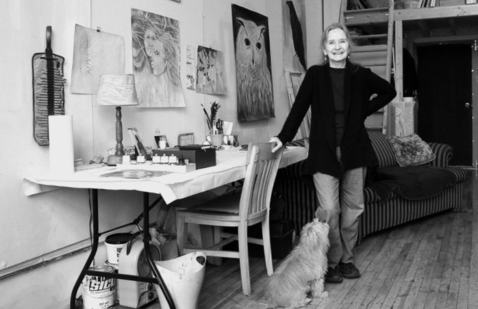 Marjo Lolotte à l'atelier 2021