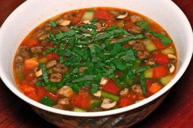 Vegetable Tom Yum Soup