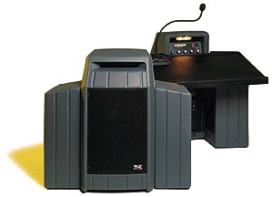 Ensign Portable Tabletop Lectern Presentation Sound System Equipment Rental