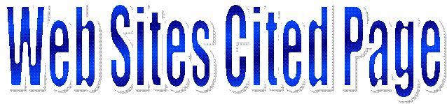 Web Sites Cited Page