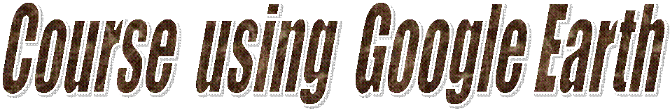 Course  using  Google Earth 