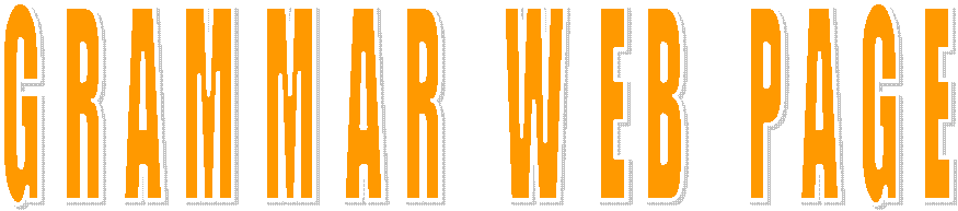 GRAMMAR WEB PAGE 