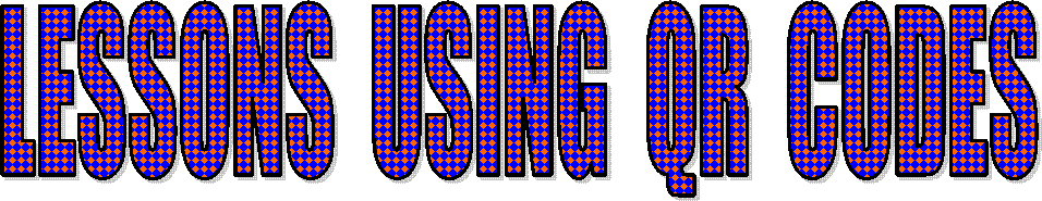 LESSONS  USING  QR  CODES